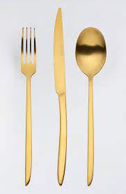 Orca Gold Mat Fourchette 12 pces